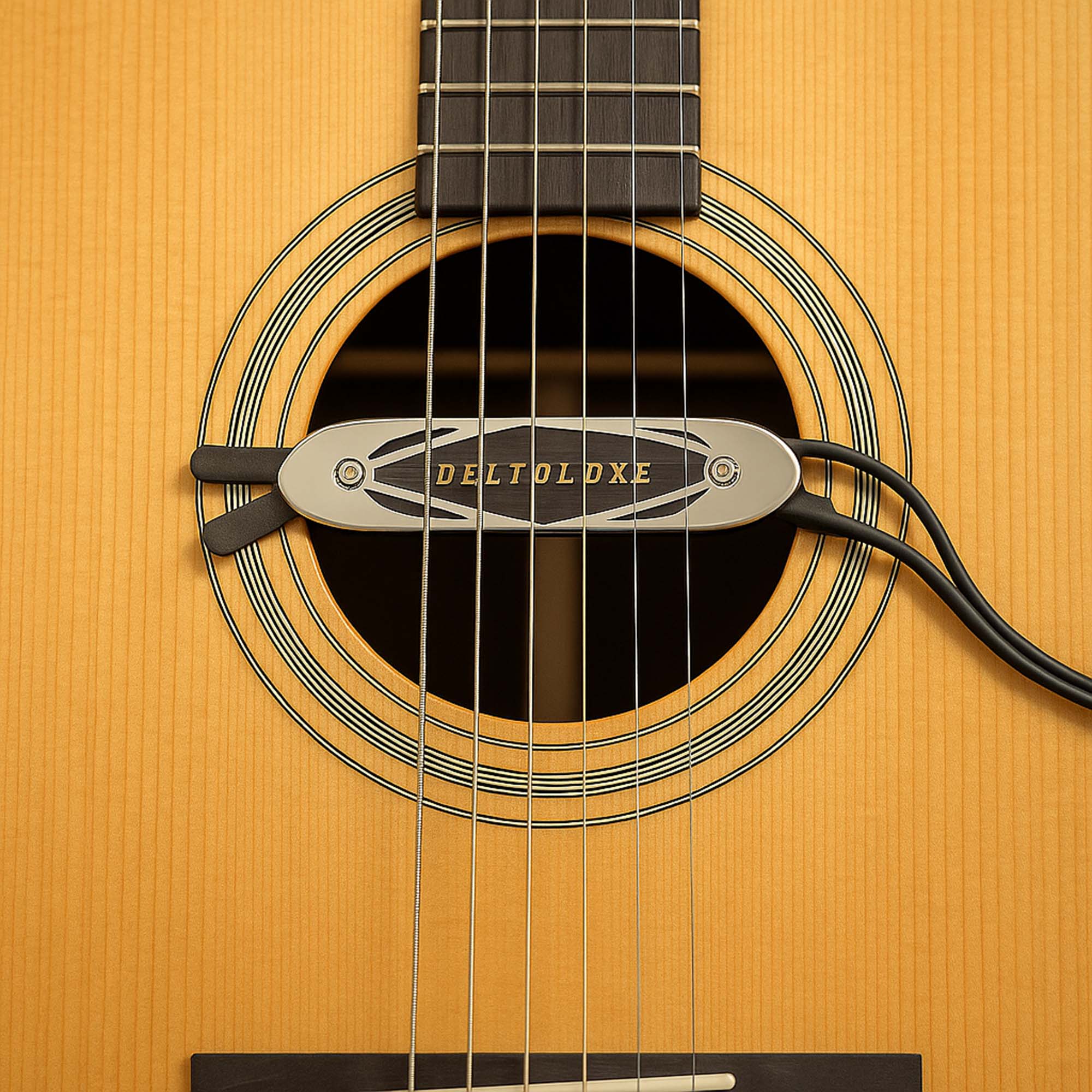 Gretsch Deltoluxe Acoustic Soundhole Pickup - Chrome
