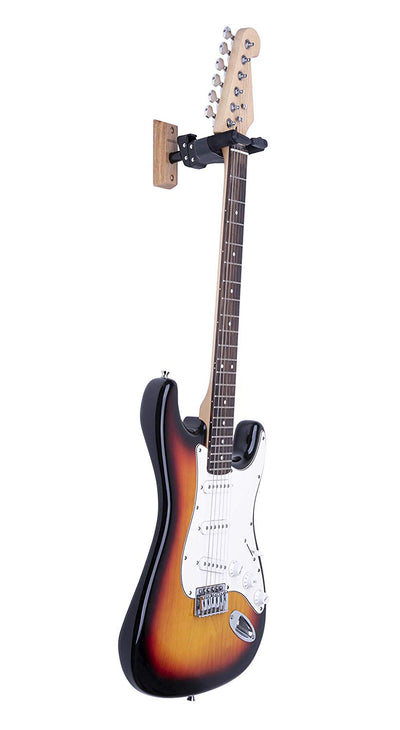 Hercules GSP38WB PLUS Auto Grip Guitar Hanger, Wood Base, Short Arm