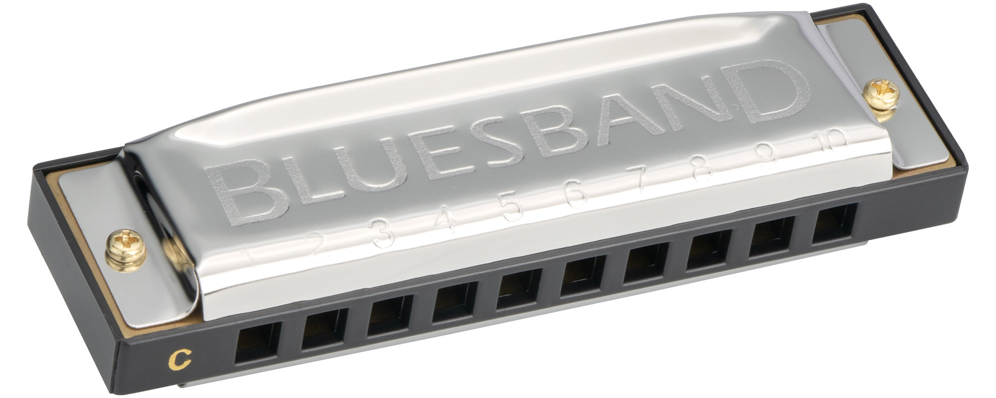 Hohner Blues Band Harmonica - Key of C w/ Key Stickers