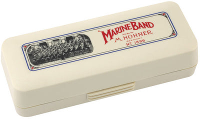 Hohner Marine Band 1896 Harmonica - Key of A w/ Instructional Manual