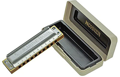Hohner Marine Band 1896 Harmonica - Key of A w/ Instructional Manual