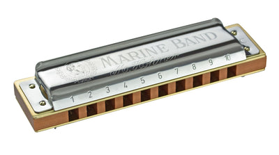 Hohner Marine Band 1896 Harmonica - Key of C w/ Key Stickers