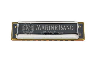 Hohner Marine Band 1896 Harmonica - Key of E Flat w/ Key Stickers