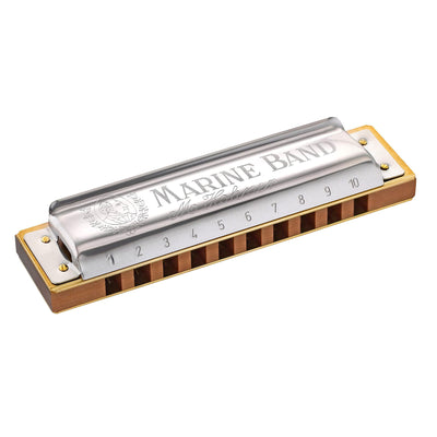 Hohner Marine Band 1896 Harmonica - Key of F w/ Carrying Case