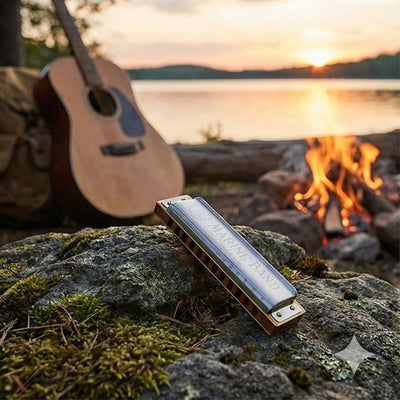 Hohner Marine Band 1896 Harmonica - Key of F w/ Carrying Case