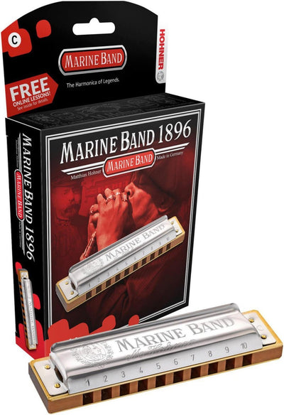 Hohner Marine Band 1896 Harmonica - Key of G
