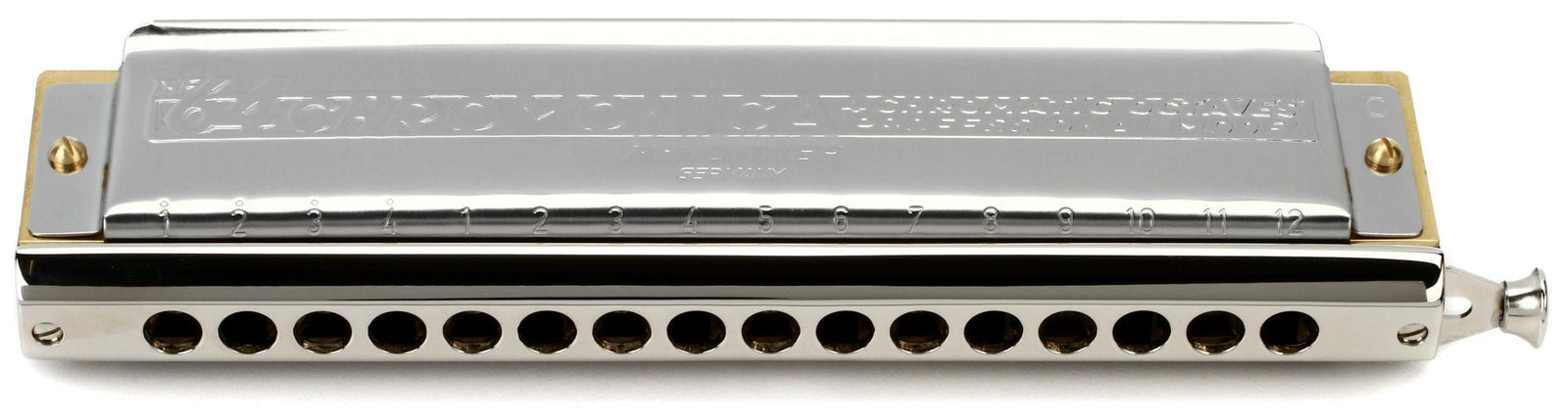 Hohner 64 Chromonica Harmonica - Key of C w/ Zip Pouch