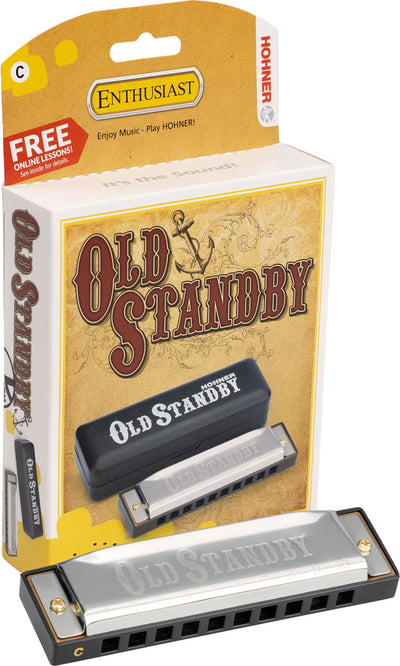 Hohner Old Standby Harmonica - Key of C w/ Pouch