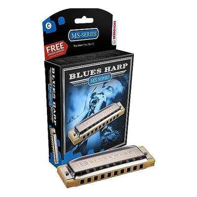 Hohner 532 Blues Harp MS Harmonica - Key of E w/ Key Stickers