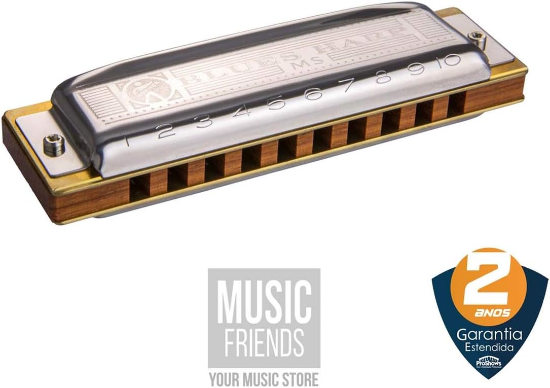 Hohner 532 Blues Harp MS Harmonica - Key of F