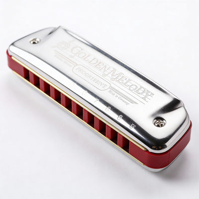 Hohner 544 Golden Melody Harmonica - Key of A w/ Instructional Manual