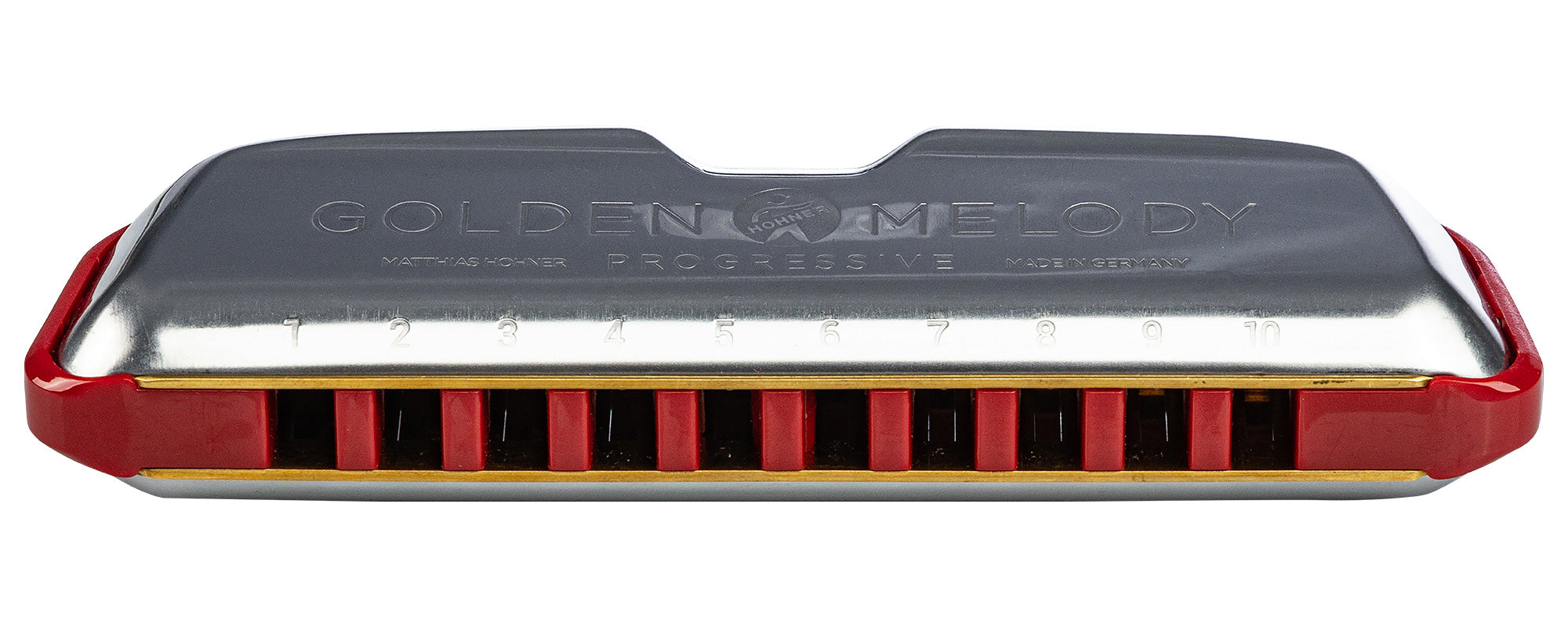 Hohner 544 Golden Melody Harmonica - Key of A w/ Key Stickers