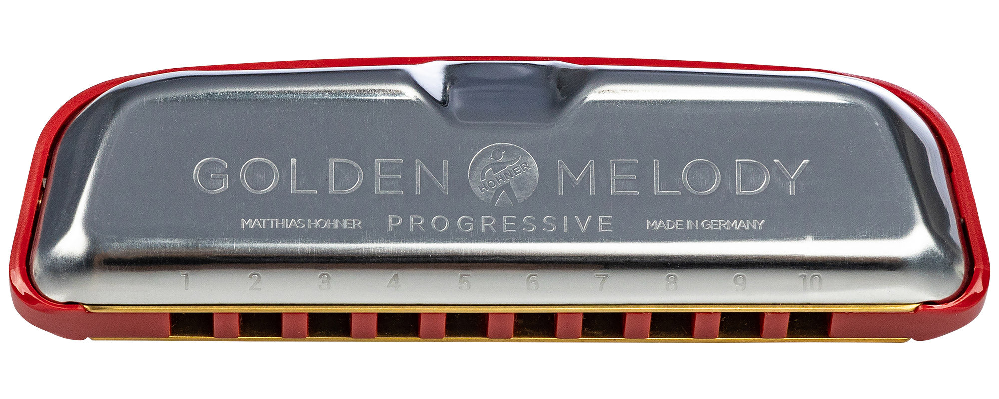Hohner 544 Golden Melody Harmonica - Key of A w/ Key Stickers