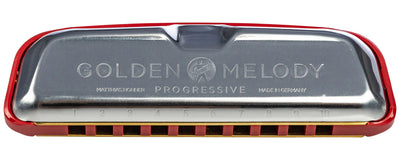 Hohner 544 Golden Melody Harmonica - Key of A w/ Key Stickers