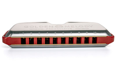Hohner 544 Golden Melody Harmonica - Key of C w/ Key Stickers