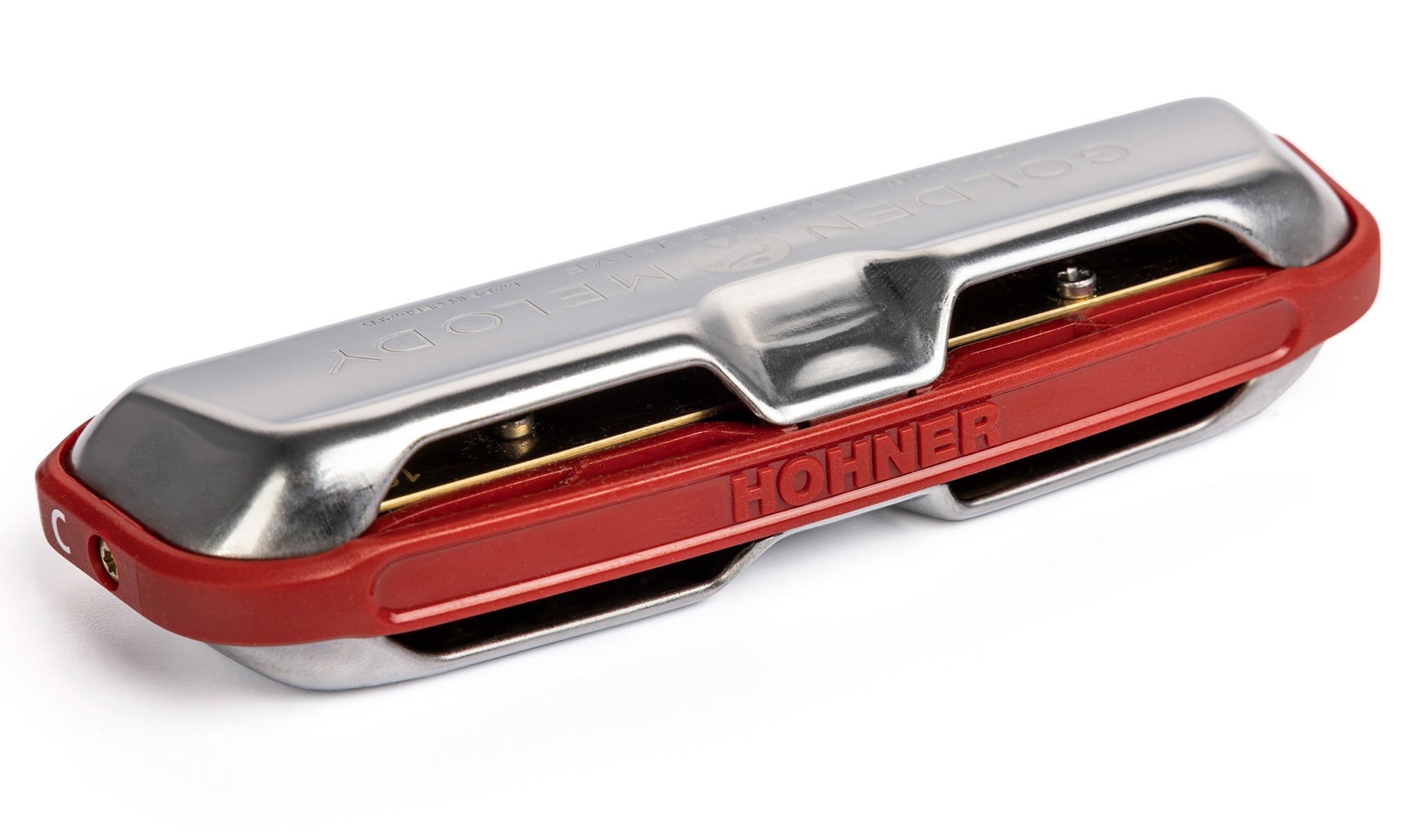 Hohner 544 Golden Melody Harmonica - Key of C w/ Key Stickers
