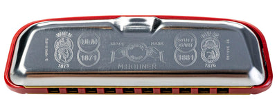 Hohner 544 Golden Melody Harmonica - Key of D w/ Key Stickers