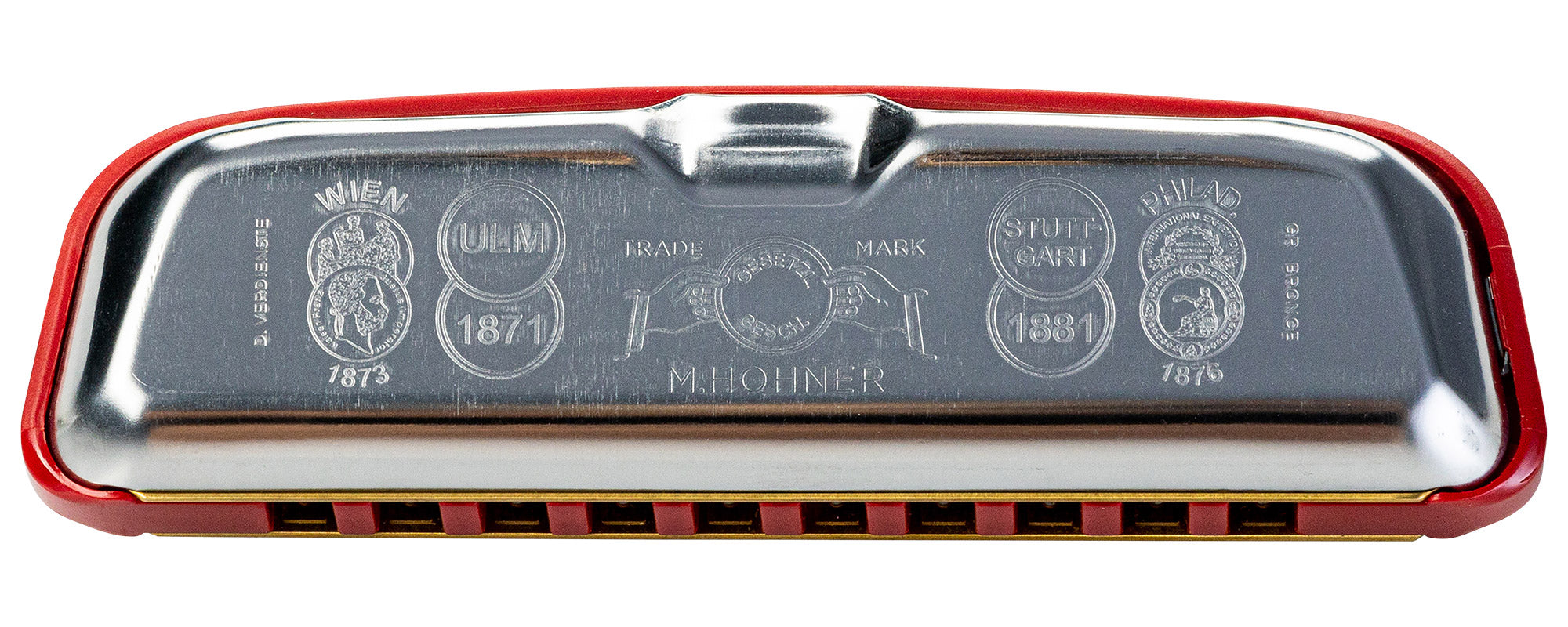 Hohner 544 Golden Melody Harmonica - Key of E w/ Carrying Case