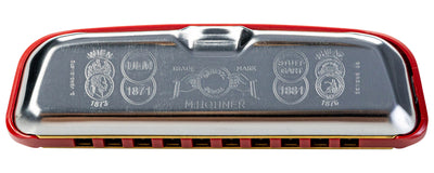 Hohner 544 Golden Melody Harmonica - Key of E w/ Carrying Case