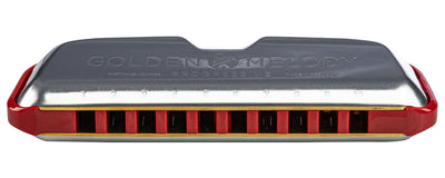Hohner 544 Golden Melody Harmonica - Key of E w/ Key Stickers