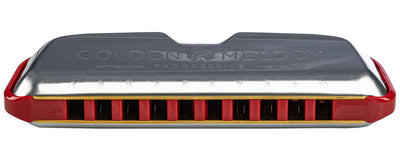 Hohner 544 Golden Melody Harmonica - Key of G w/ Key Stickers
