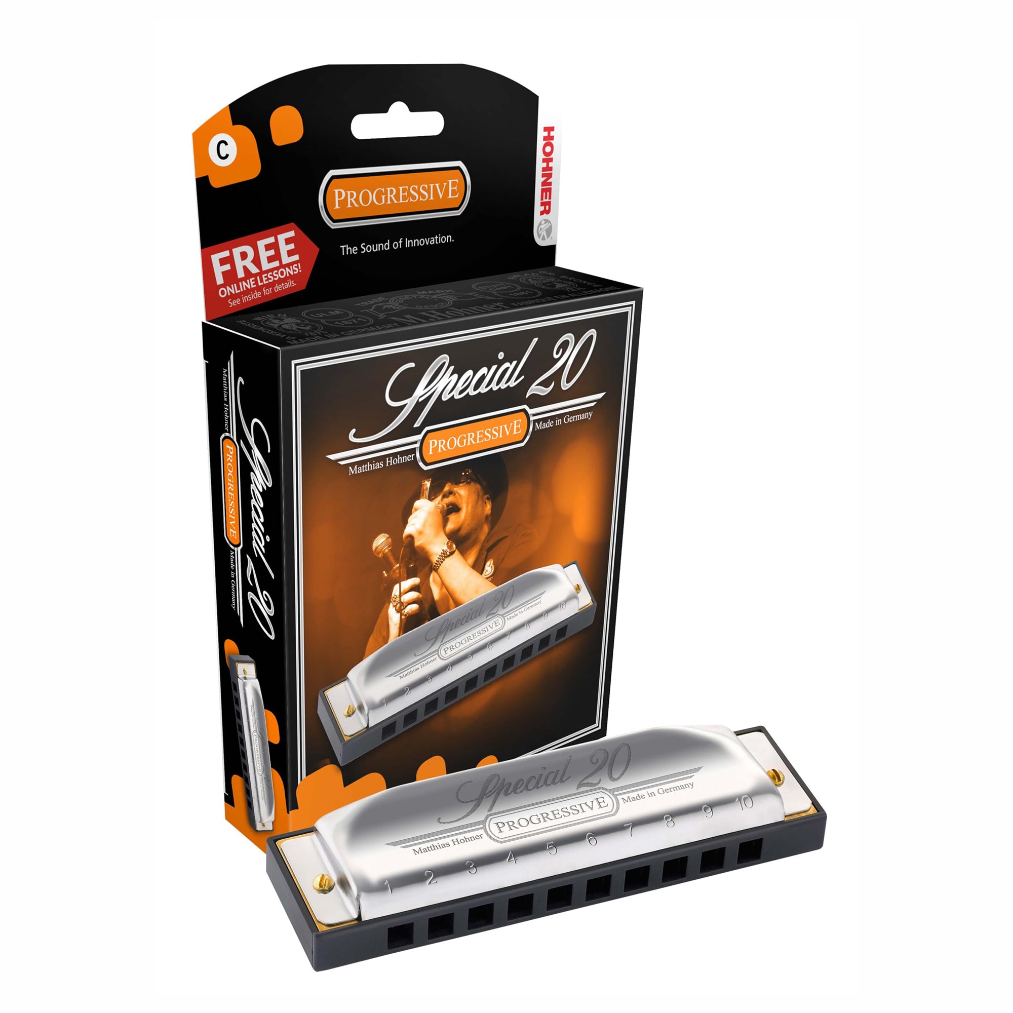 Hohner Special 20 Harmonica - Key of B w/ Instructional Manual