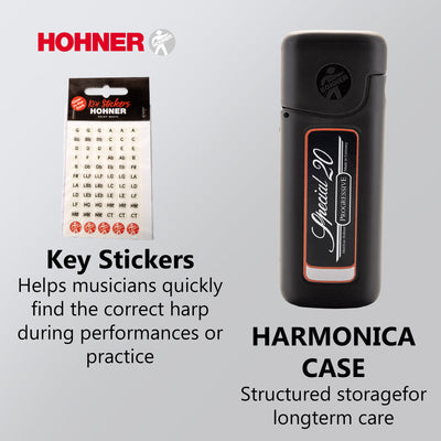 Hohner Special 20 Harmonica - Key of C w/ Key Stickers
