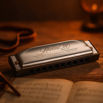 Hohner Special 20 Country Tuned Harmonica - Key of A w/ Pouch