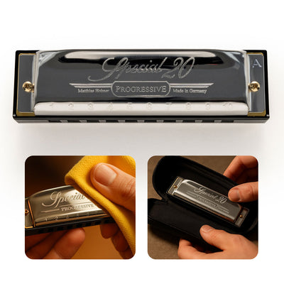 Hohner Special 20 Country Tuned Harmonica - Key of A w/ Pouch