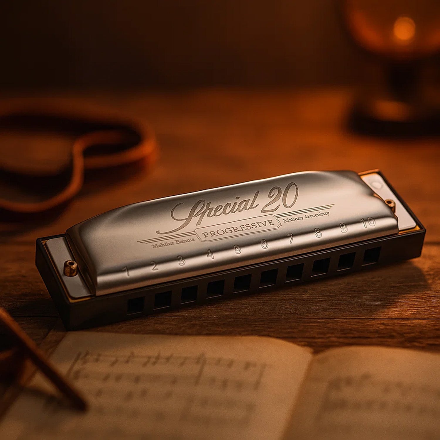 Hohner Special 20 Country Tuned Harmonica - Key of A w/ Key Stickers