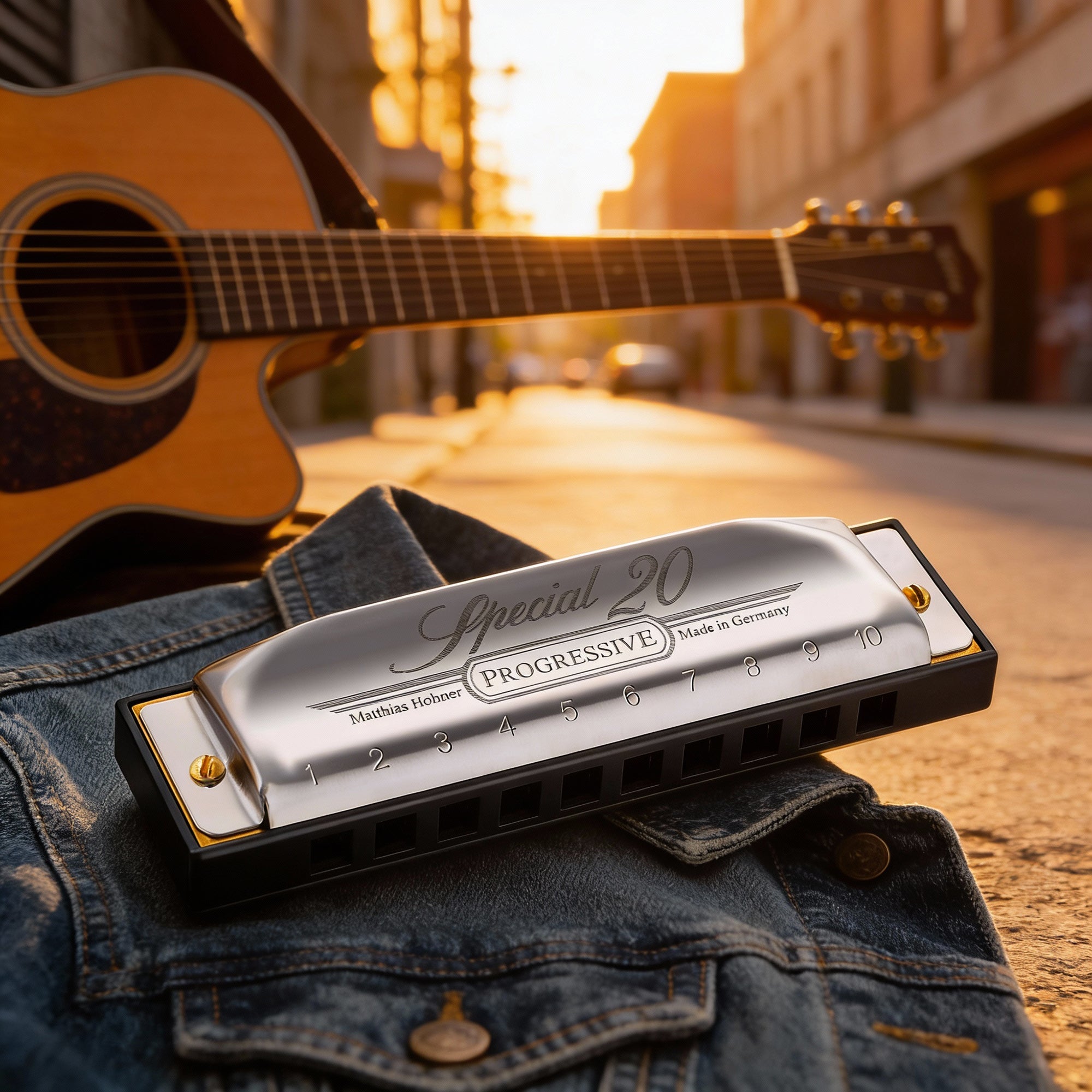 Hohner Special 20 Harmonica - Key of D w/ Instructional Manual