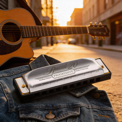 Hohner Special 20 Harmonica - Key of D w/ Instructional Manual