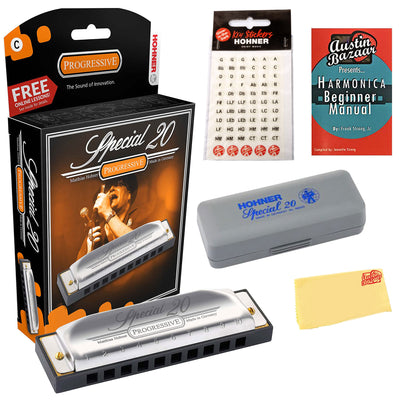 Hohner Special 20 Harmonica - Key of D w/ Key Stickers