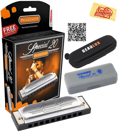 Hohner Special 20 Harmonica - Key of F w/ Instructional Book