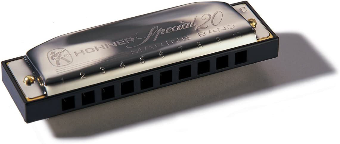 Hohner Special 20 Harmonica - Key of F Sharp w/ Zip Case
