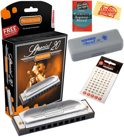 Hohner Special 20 Harmonica - Key of G w/ Key Stickers