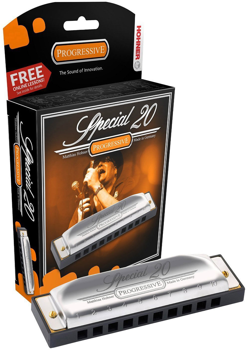 Hohner Special 20 Harmonica - Key of G w/ Key Stickers