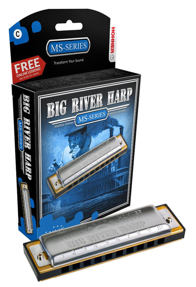 Hohner Big River Harmonica - Key of A