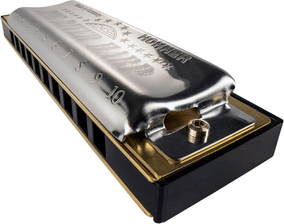 Hohner Big River Harmonica - Key of A w/ Instructional Manual