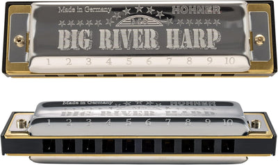 Hohner Big River Harmonica - Key of A w/ Instructional Manual