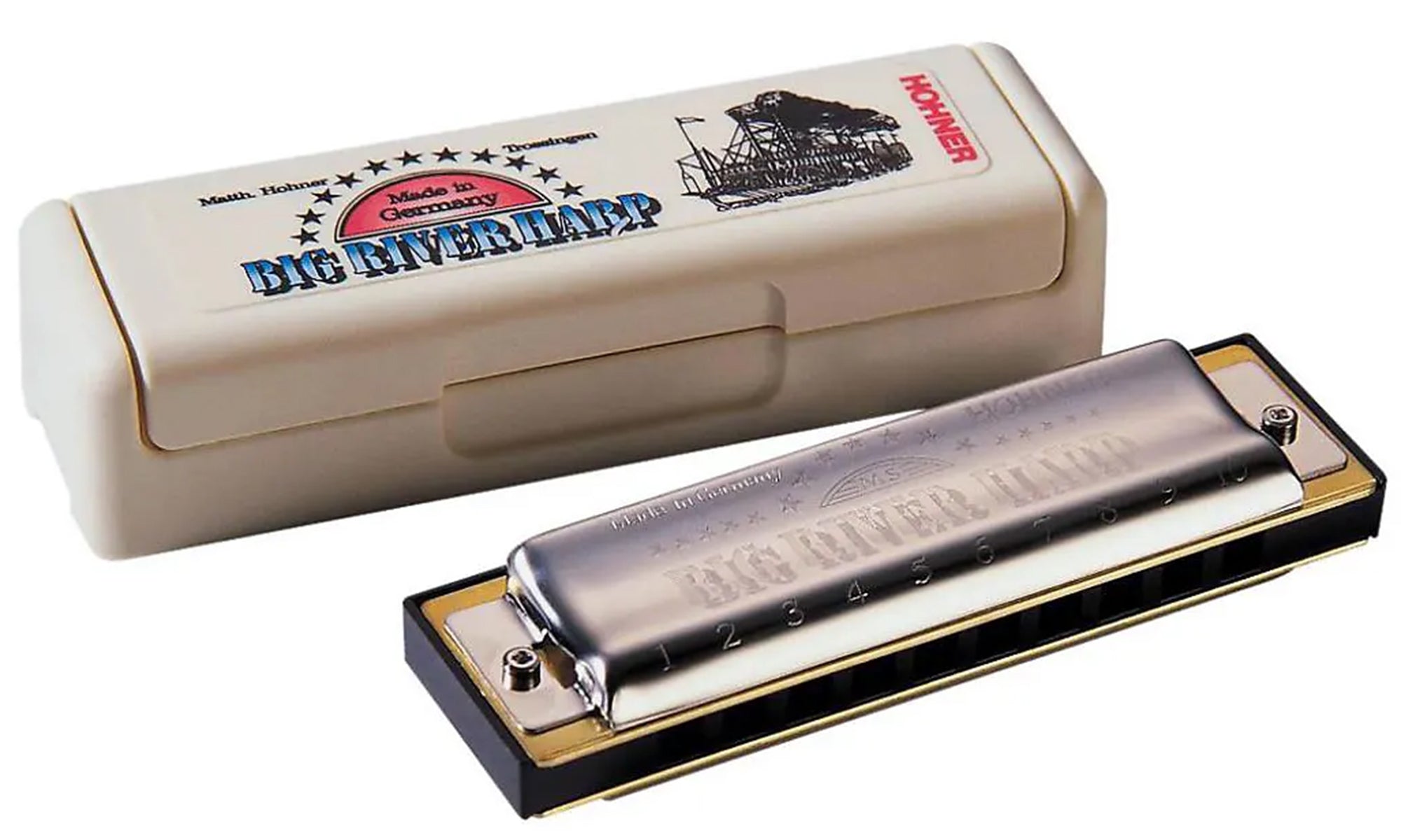 Hohner 590 Big River Harmonica - Key of G
