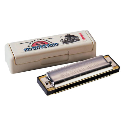 Hohner Big River Harp MS Harmonica - Key of G w/ Instructional Manual
