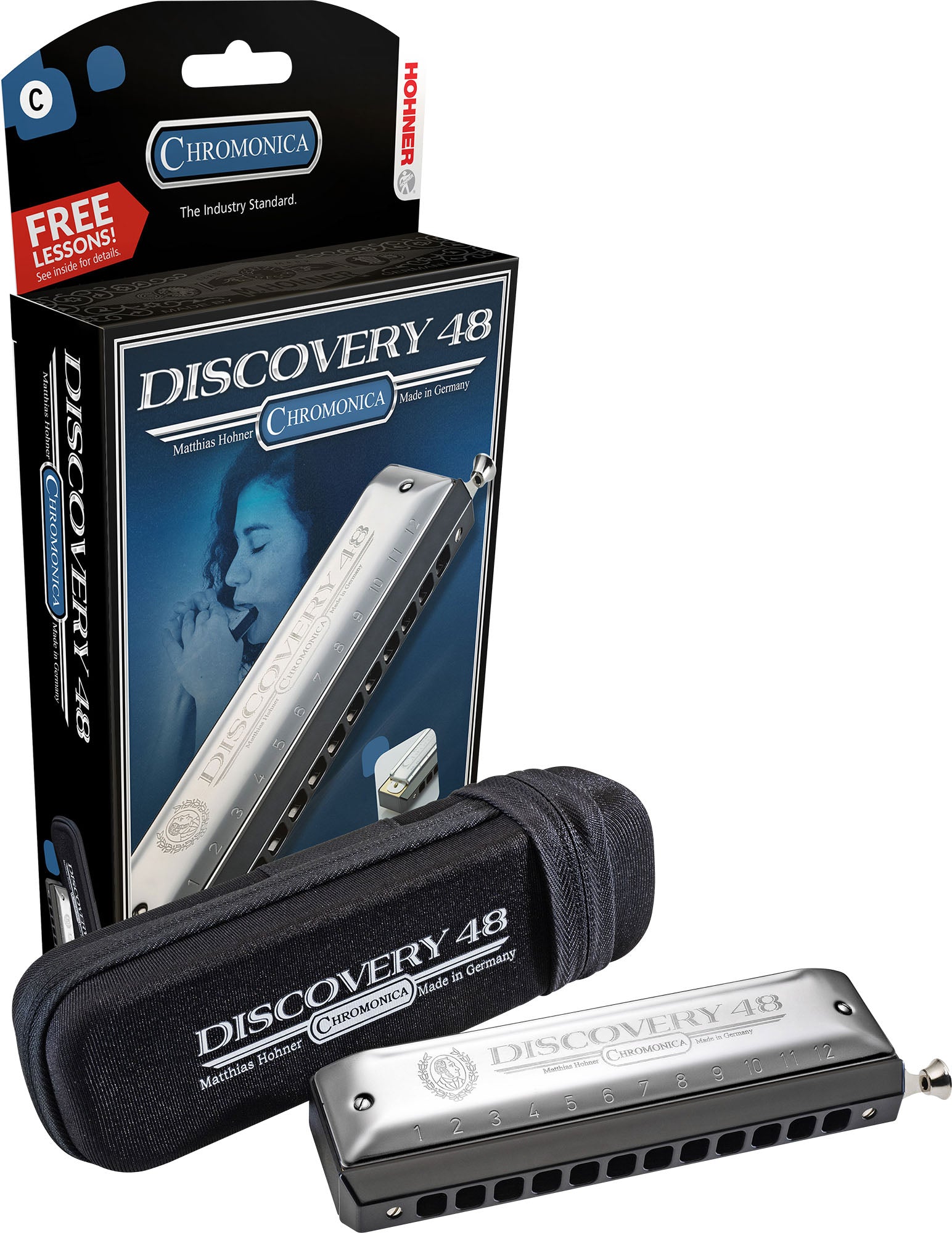 Hohner Discovery 48 Harmonica - Key of C