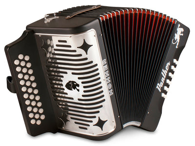 Hohner Panther Diatonic Accordion - Keys G/C/F