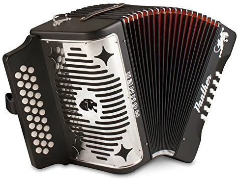 Hohner Panther Diatonic Accordion - Keys G/C/F w/ Road Kit