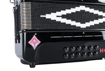Hohner Hohnica Aces II 34-Button Accordion with 3 Registers - FBbEb