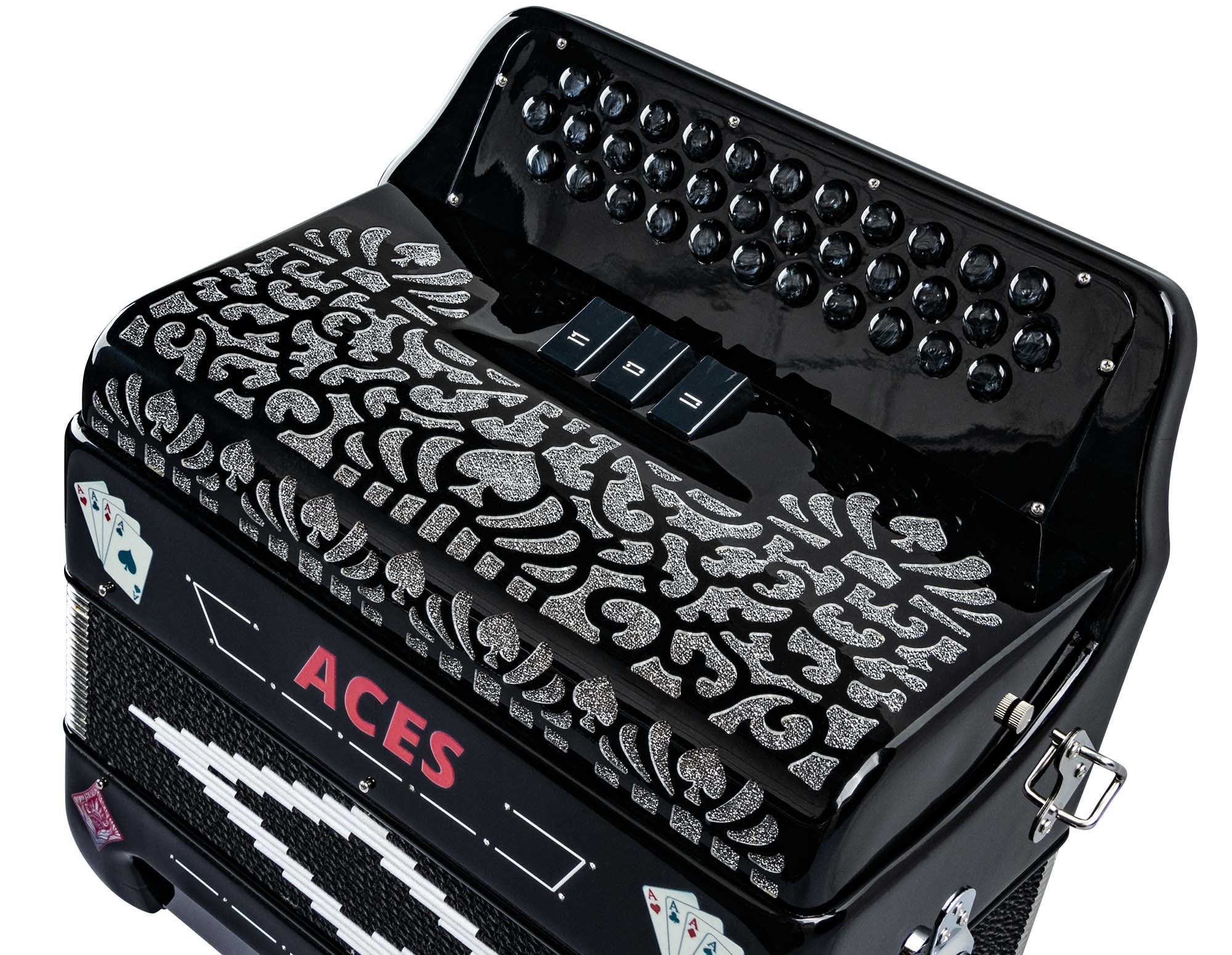 Hohner Hohnica Aces II 34-Button Accordion with 3 Registers - GCF w/ Gig Bag