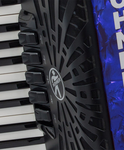 Hohner Bravo III 72 Chromatic Piano Key Accordion - Blue
