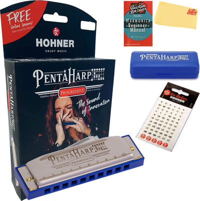Hohner PentaHarp Harmonica - Key of C Minor w/ Key Stickers