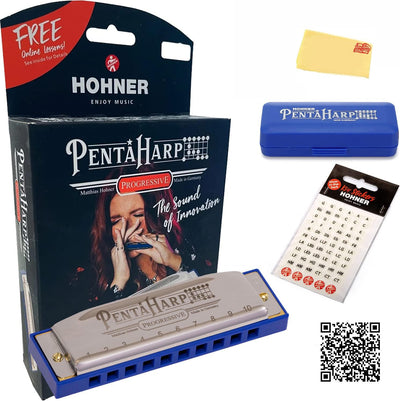 Hohner PentaHarp Harmonica - Key of E Minor w/ Key Stickers